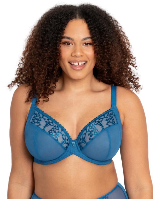 Curvy Kate Centre Stage Full Plunge Bra Blue