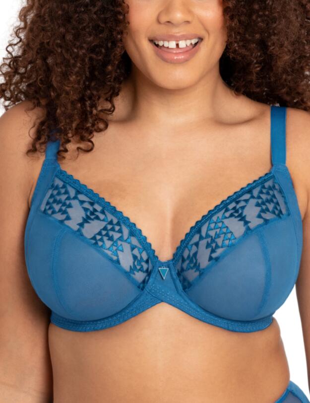 Curvy Kate Centre Stage Full Plunge Bra Blue