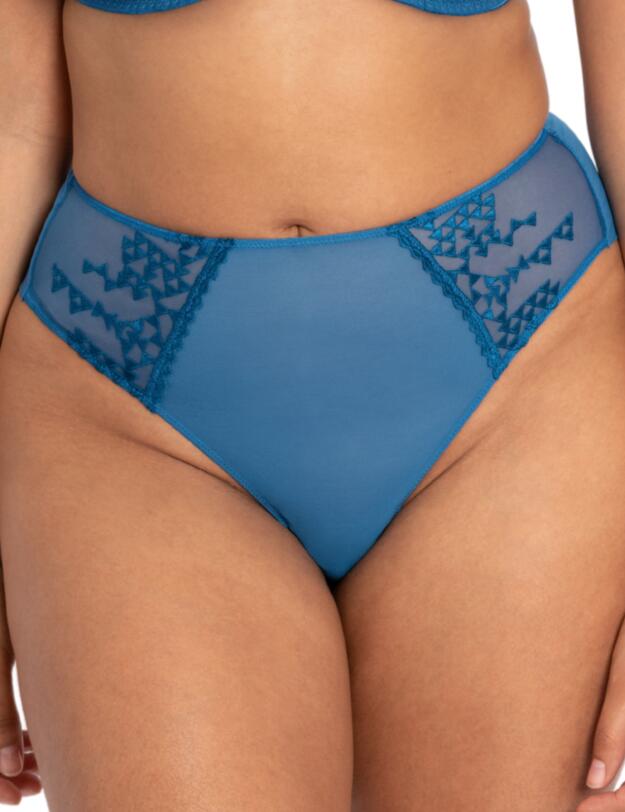 Curvy Kate Centre Stage Deep Thong Blue