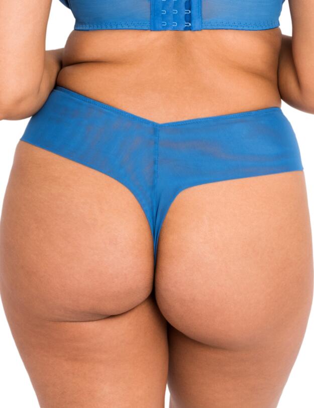 Curvy Kate Centre Stage Deep Thong Blue