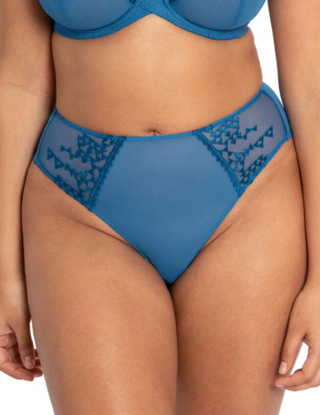 Curvy Kate Centre Stage Deep Thong Blue
