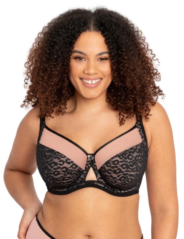 Curvy Kate Victory Wild Balcony Bra Black/Blush
