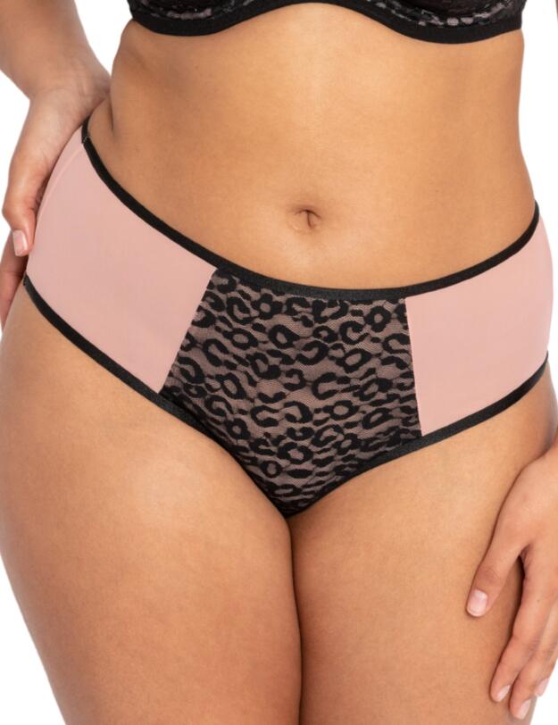 Curvy Kate Victory Wild Short Brief Black/Blush