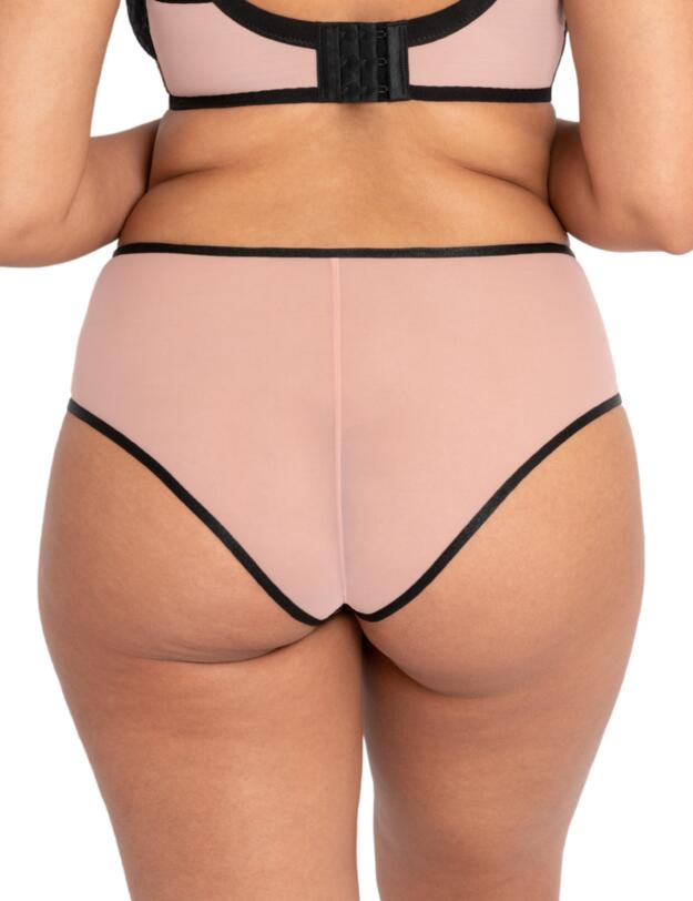 Curvy Kate Victory Wild Short Brief Black/Blush