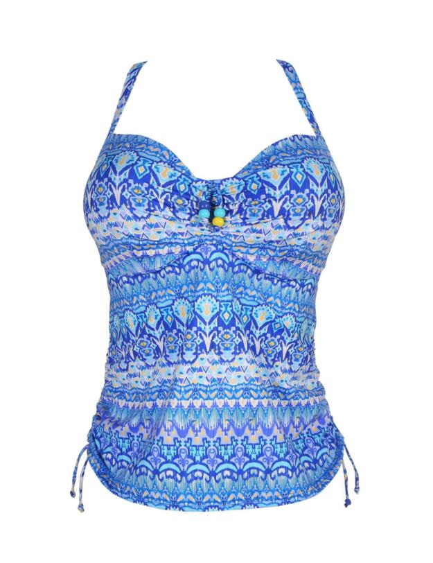 Prima Donna Swim Bonifacio Padded Tankini Top Electric Blue