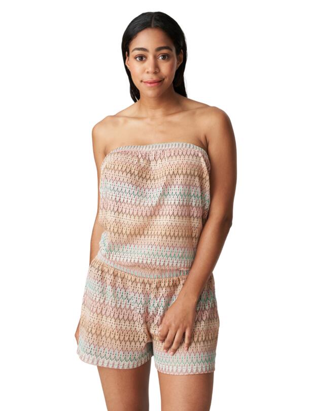 Prima Donna Swim Manuia Beach Playsuit Burnt Amber