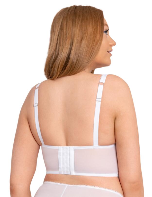 Curvy Kate Gin Fizz Longline Balcony Bra White/Blush