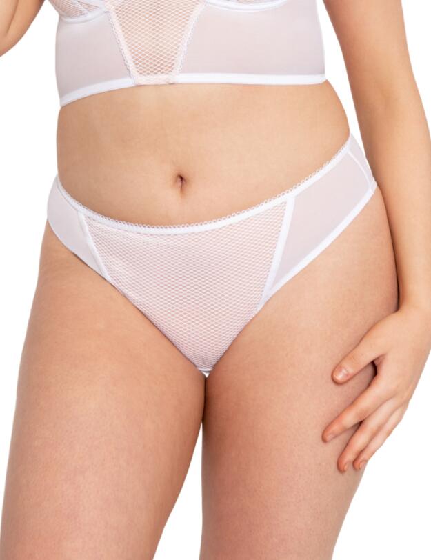Curvy Kate Gin Fizz Brazilian Brief White/Blush