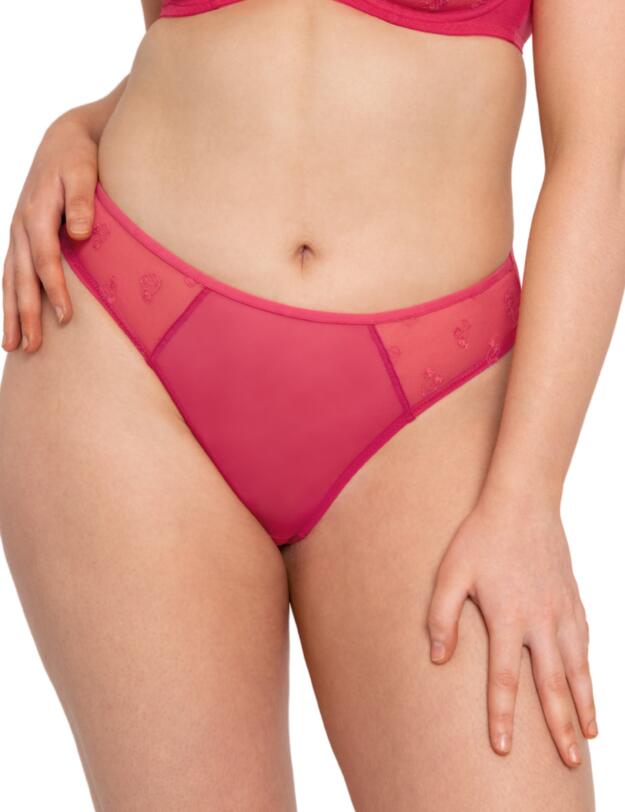 Curvy Kate Cherry Pop Brazilian Brief Cherry Glow