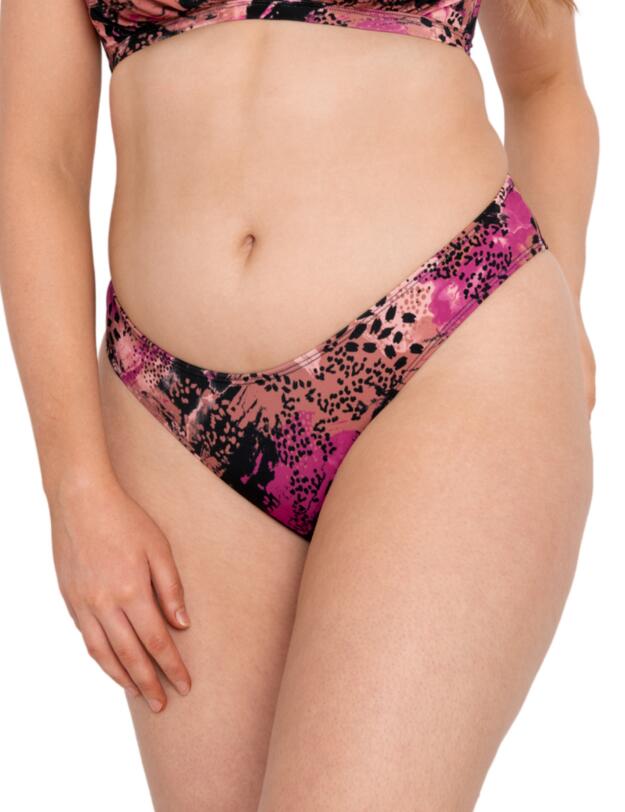 Curvy Kate Pool Party Dipped Mini Bikini Brief Print Mix