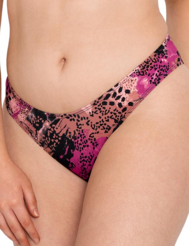 Curvy Kate Pool Party Dipped Mini Bikini Brief Print Mix