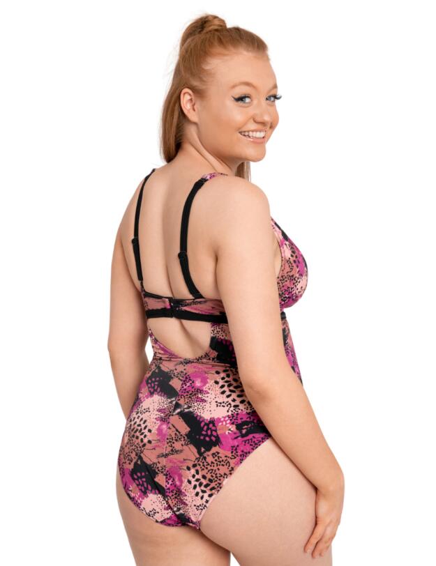 Curvy Kate Pool Party Reversible Non-wired Swimsuit Print Mix