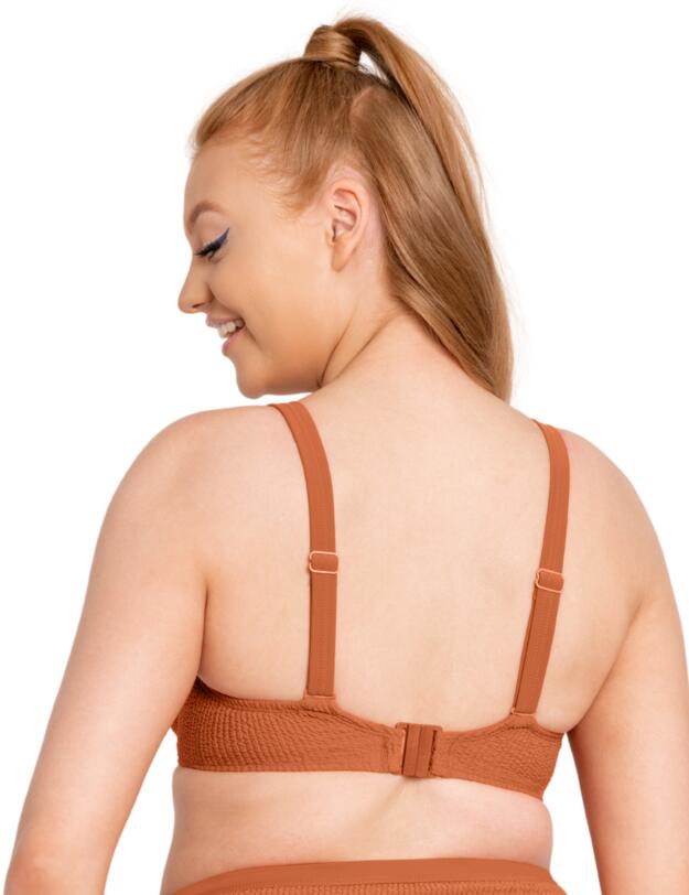 Curvy Kate Holiday Crush Balcony Bikini Top Rust