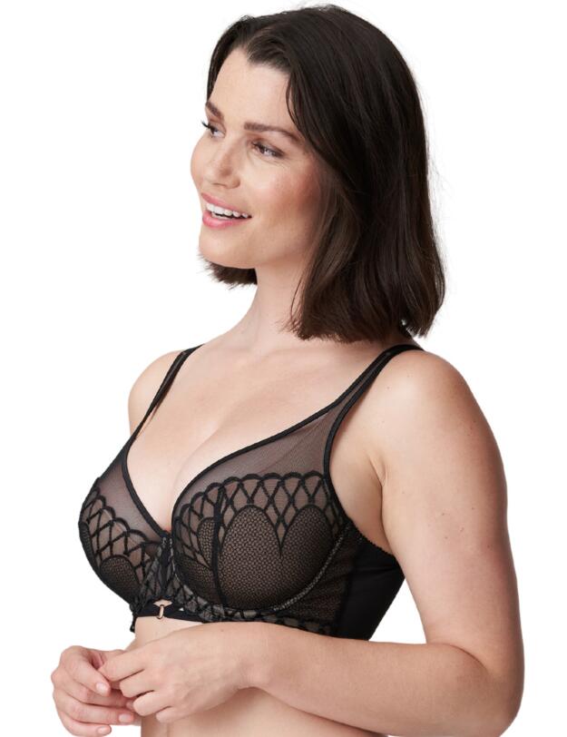 Prima Donna Vya Triangle Bra Black