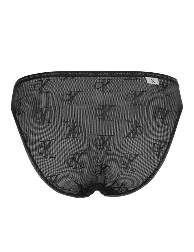 Calvin Klein CK One Logo Mesh Brief Black 