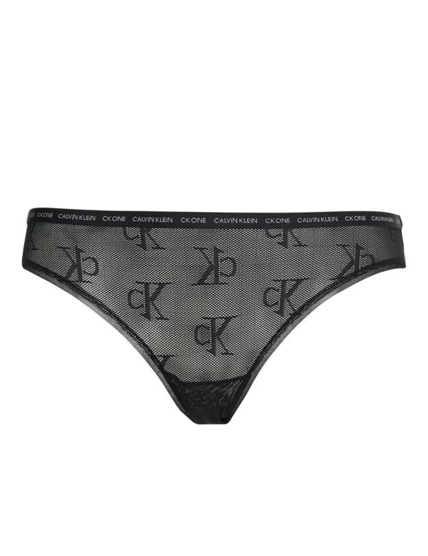Calvin Klein CK One Logo Mesh Brief Black 