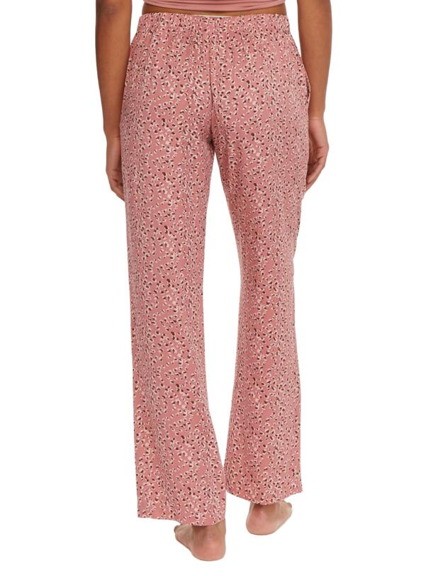 Calvin Klein Wovens Cotton Sleep Pant Animal Smudge Print_Red Grape