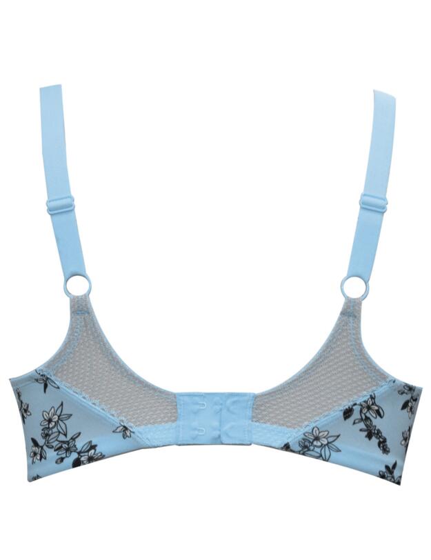 Parfait Ivy Plunge Bra Dream Blue/Floral Print