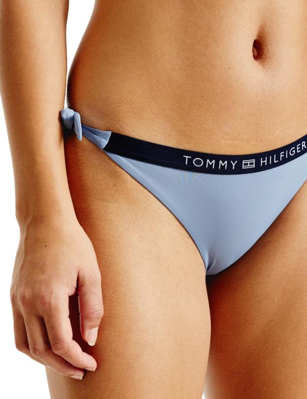 Tommy Hilfiger Logo Waistband Bikini Brief Daybreak Blue