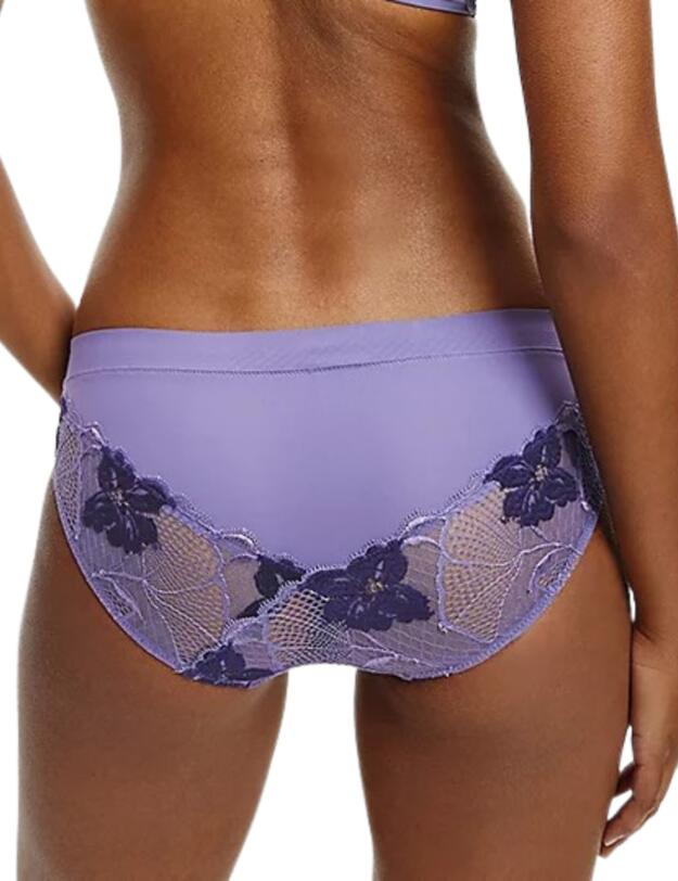 Calvin Klein Flex Poppy Floral Brief Bleached Denim