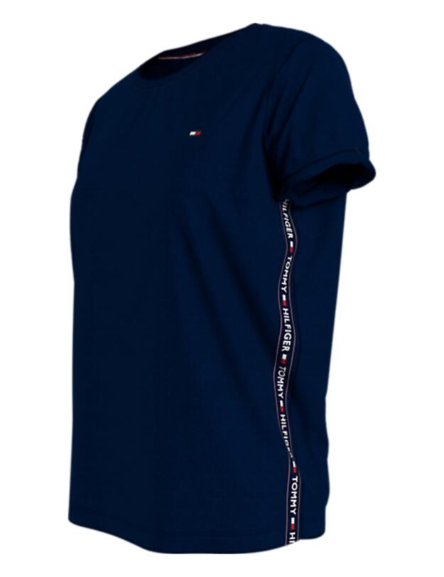 Tommy Hilfiger Authentic Velour Crew Neck T-Shirt Desert Sky