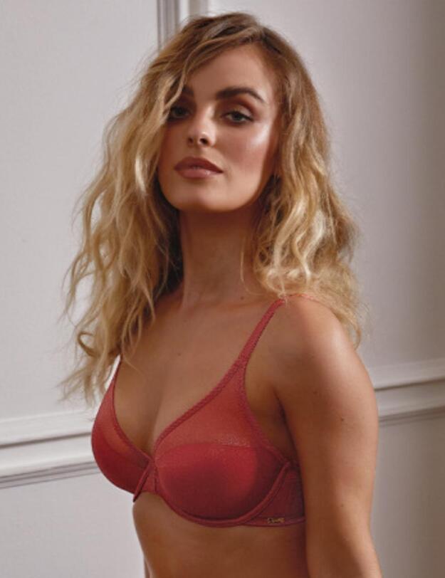 6270 Gossard Glossies High Apex Push-Up Plunge Bra - 6270 Raspberry Sorbet