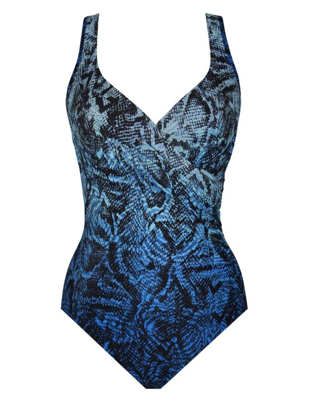 Miraclesuit Its A Wrap Padded Swimsuit Blue