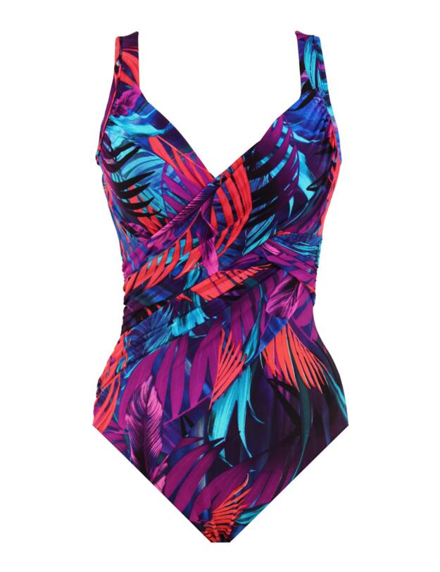 Miraclesuit Caliente Tropica Padded Swimsuit Framboise