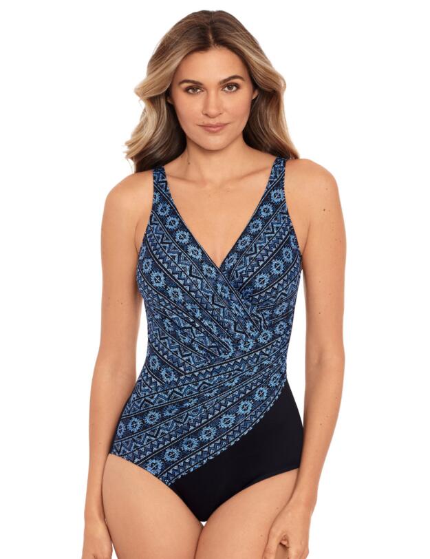Miraclesuit Paillette Soft Cup Swimsuit Multi Print