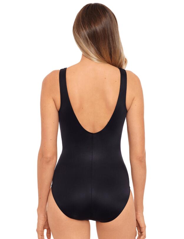 Miraclesuit Lux Lynx Swimsuit Black Print