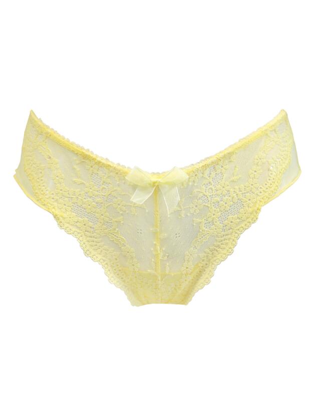 Pour Moi Flora Brazilian Brief Yellow 