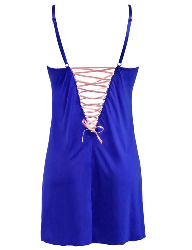 Pour Moi Amour Chemise Cobalt/Blush