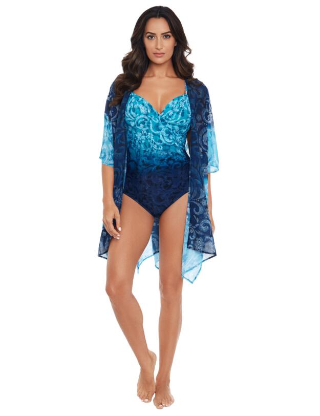 Miraclesuit Royals Beach Wrap Aqua Marine