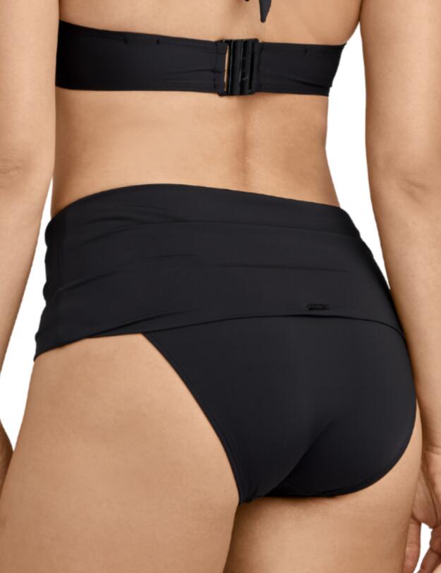 Aubade La Plage Ensoleillee High Waisted Bikini Brief Black