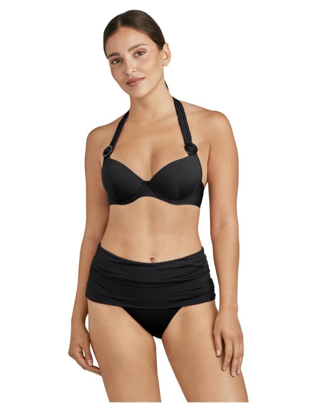 Aubade La Plage Ensoleillee High Waisted Bikini Brief Black