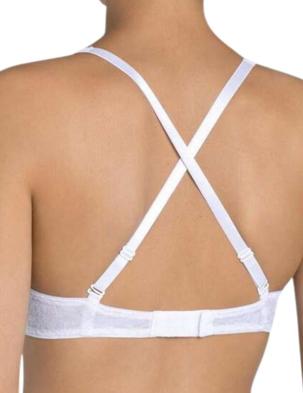 Triumph Body Make-up Blossom Push-up Half Cup Bra White