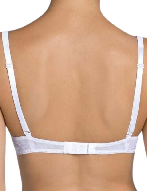 Triumph Body Make-up Blossom Push-up Half Cup Bra White