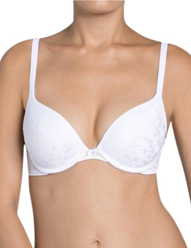 Triumph Body Make-up Blossom Push-up Half Cup Bra White