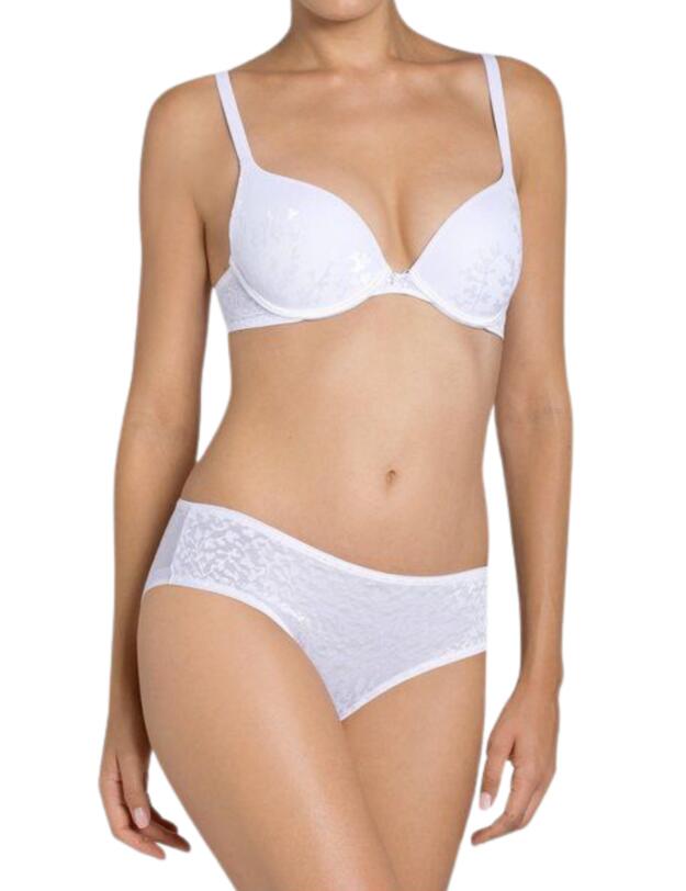 Triumph Body Make-up Blossom Push-up Half Cup Bra White