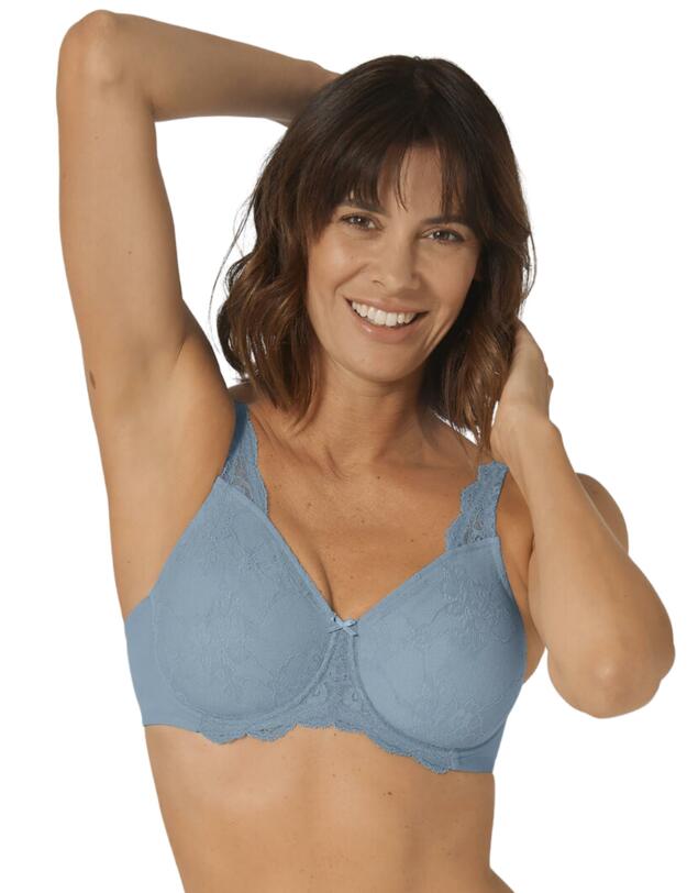 Triumph Contouring Sensation Shaping Minimiser Bra Faded Denim