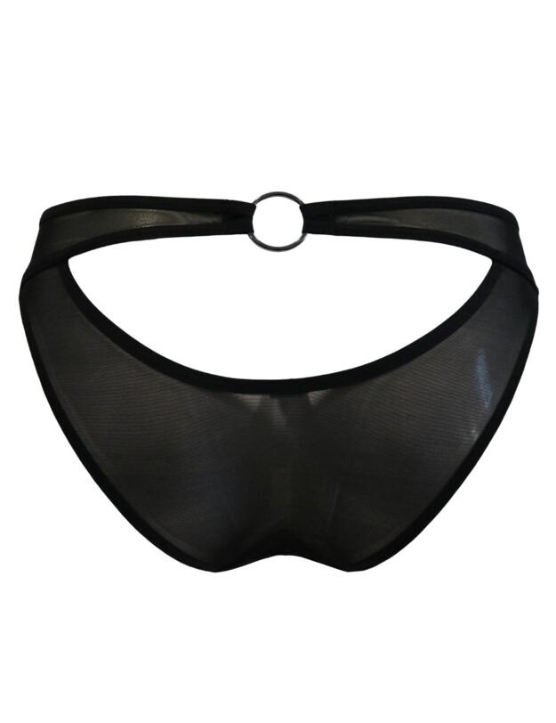 Contradiction By Pour Moi Obsessed High Leg Brief Black
