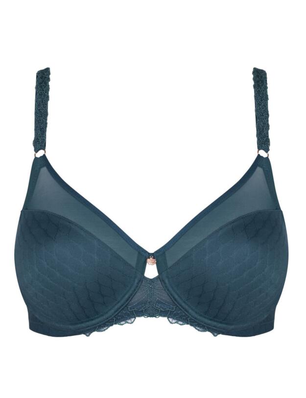 Triumph Azalea Florale Minimiser Bra Smaragd