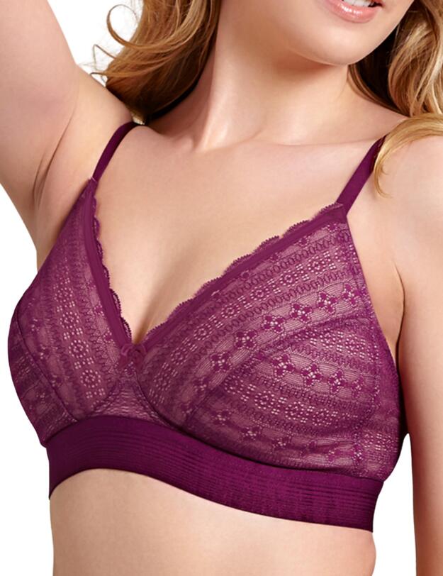 Cleo by Panache Lyzy Triangle Bra Wine