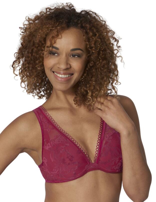 Triumph Velvet Rose Spotlight Padded Bra Rosso Masai