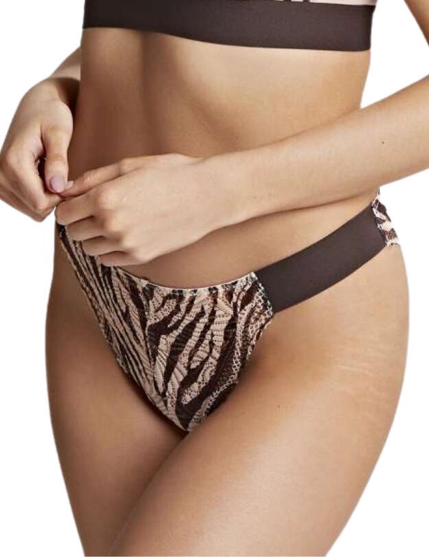 Cleo by Panache Lyzy Vibe Tanga Brief Zebra Print