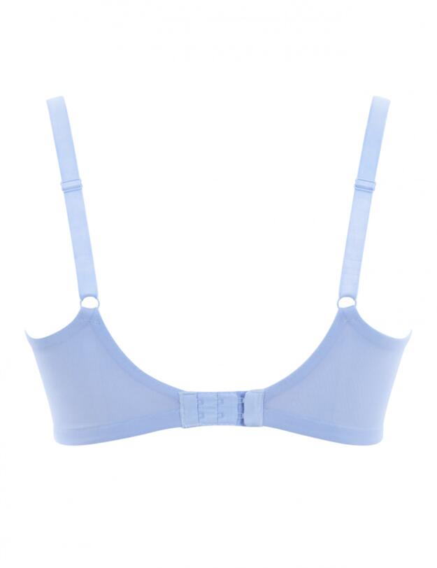 Cleo by Panache Alexis Low Front Balconnet Bra Bluebell