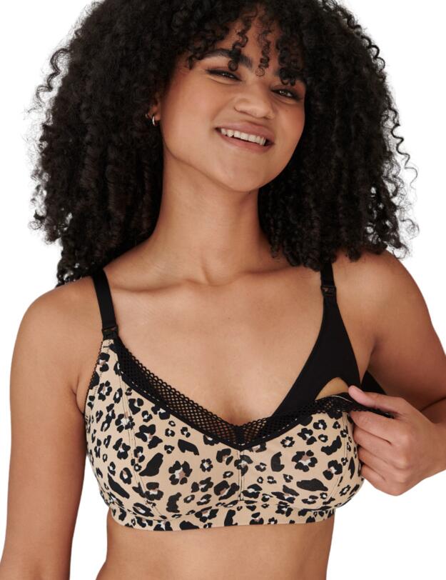 Pour Moi Love To Lounge Cotton Nursing Bra Animal