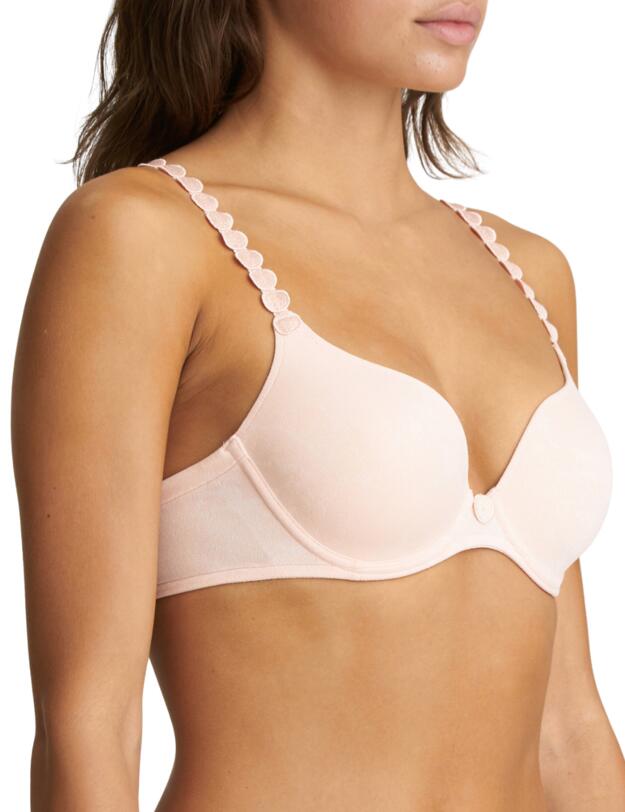 Marie Jo Tom Heart Shape Padded Bra Crystal Pink