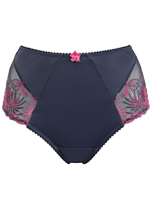 Pour Moi St Tropez High Waist Brief Slate/Pink 