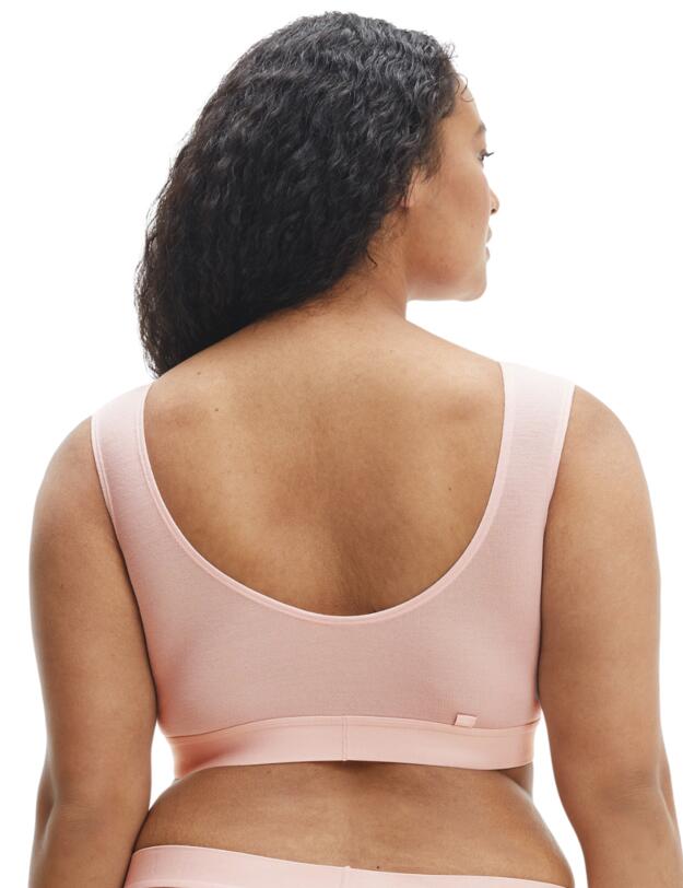 Calvin Klein CK One Plus Unlined Bralette Barely Pink